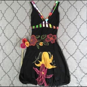 Desigual Floral Impressions Bubble Dress